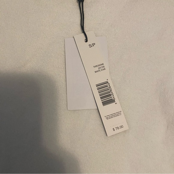 NWT Tahari Knit Sweater Sz Small Long Sleeve White - Picture 2 of 5